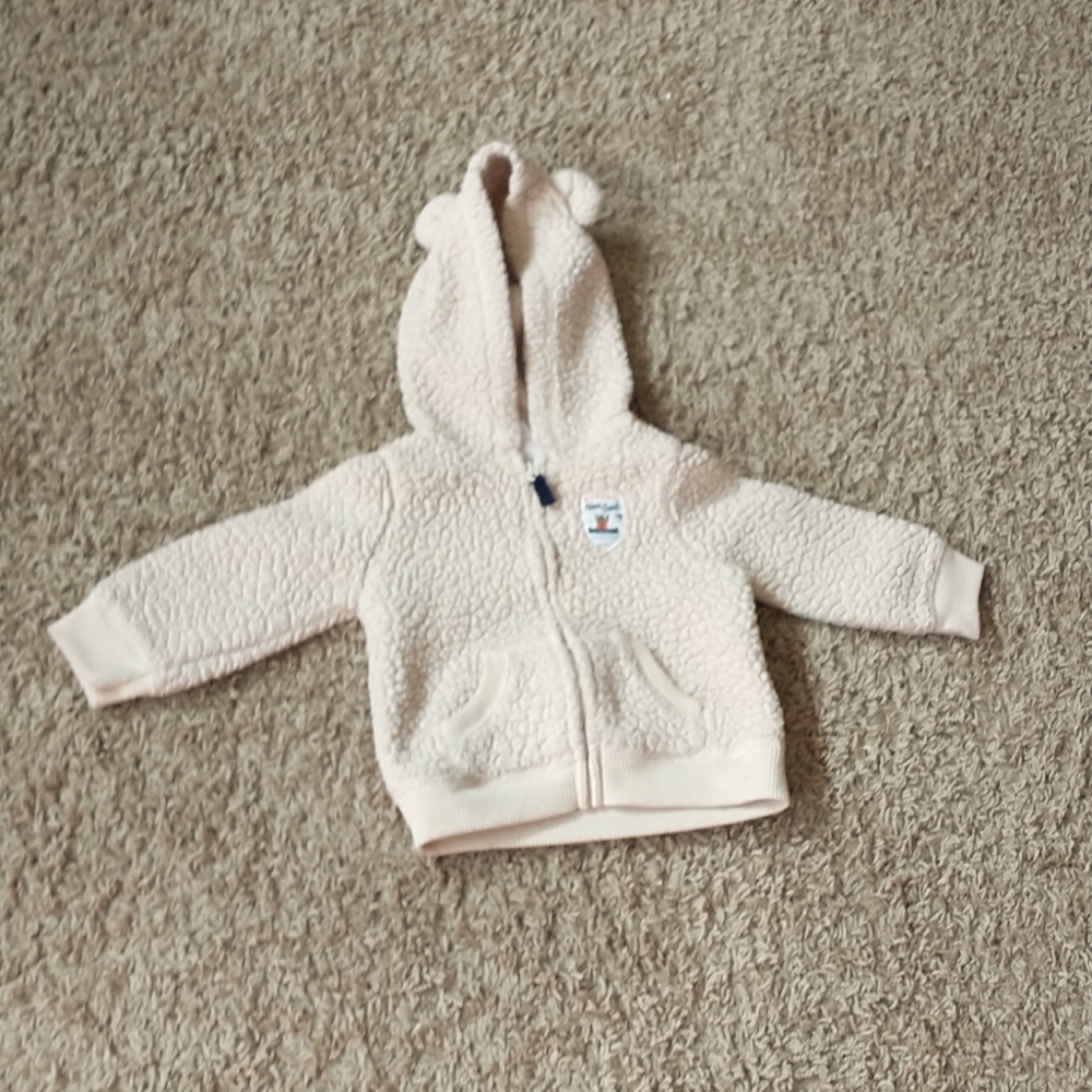 Fuzzy winter sweater for toddlers